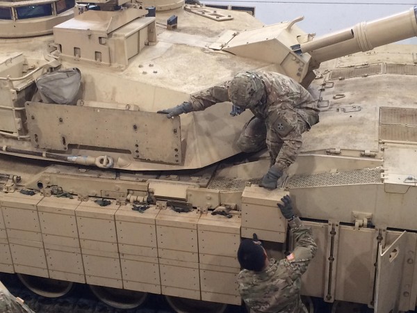 Abrams Tank ablative armor